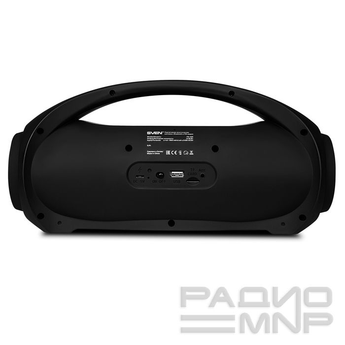 Акустическая колонка "Sven" PS-420 (Bluetooth, USB, microSD, 2*6Вт, FM, дисплей) 3