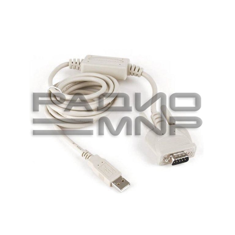 Конвертер шт. COM устройство - шт. USB (DB9M/AM, WinXP-Win10) 1,8м "Cablexpert" 1