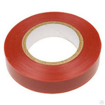 Изолента ПВХ красная FELIX Electrical tape 19ммX10м 410040171 (36)