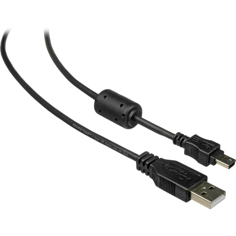 Шнур USB (A)шт. - 5 pin mini USBшт. 1,5м USB 2.0 с ферритовыми фильтрами "Арбаком"