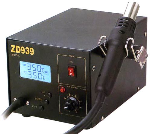 Паяльная станция цифровая термовоздушная 220В, 160-480°С (ZD-939L)