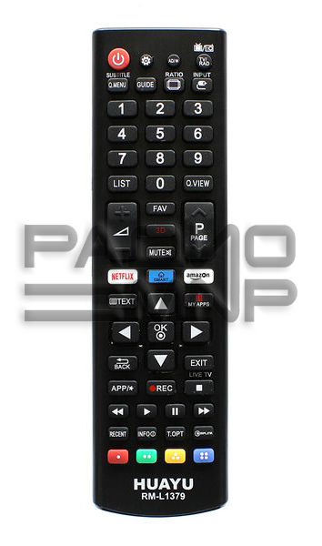 Пульт ДУ универсальный HUAYU LG RM-L1379 LCD, 3D, TV, Netflix, Amazon