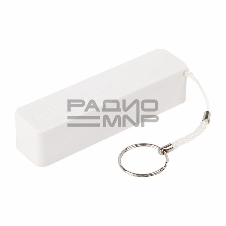 Портативный аккумулятор 2000mAh 1гн.USB 5V, 1А (белый) "Proconnect"
