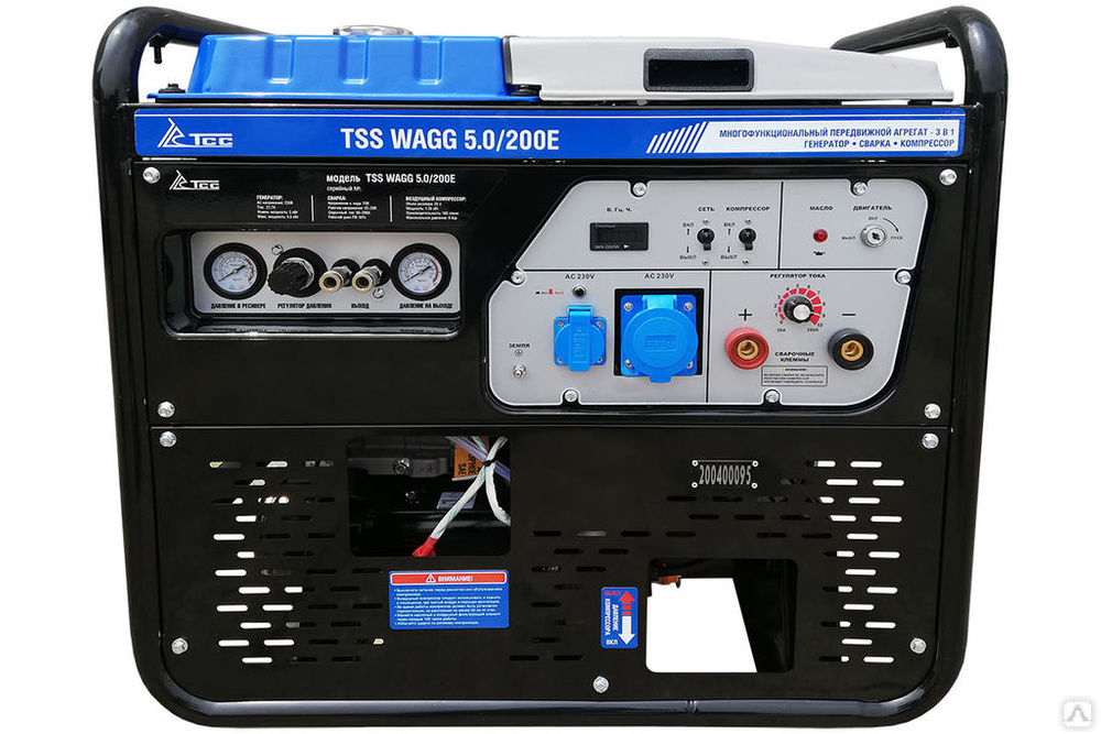 Многофункциональный мобильный агрегат 3 в 1 TSS WAGG 5.0/200E #1