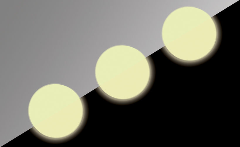 Точка предупреждающая фотолюминисцентная белая, противоскользящая, диаметр