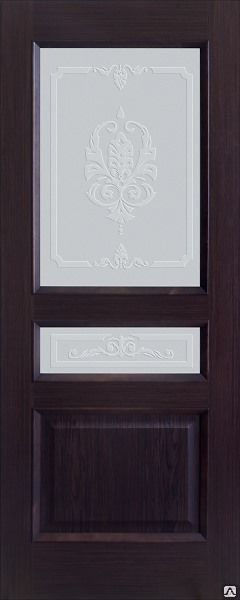 Межкомнатная дверь "Дорум" Филенчатая Д3155 (мокка)