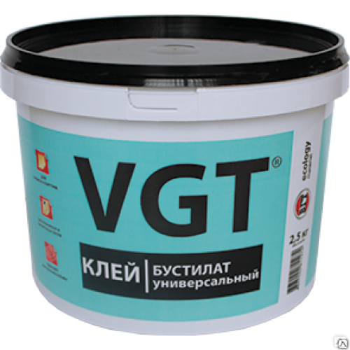 Клей VGT универсальный бустилат (900 г; 2,5 кг; 25 кг)