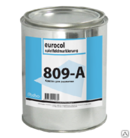 Краска для спортивной разметки Forbo 809 А Eurocolor Game Liner Duo Голубая 0,5 кг.