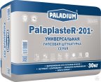 Гипсовая штукатурка серая Paladium Palaplaster 201, Палапластер 201, с микрофиброй, 30 кг.