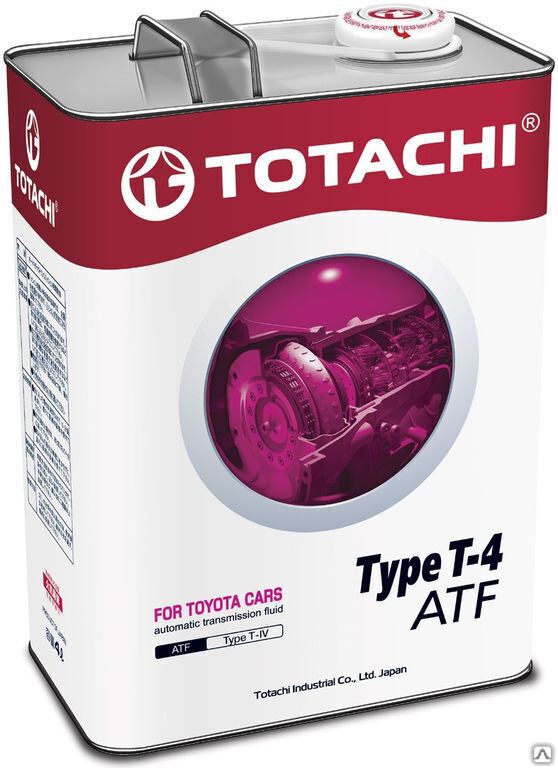 Купить масло трансмиссионное Totachi ATF Type T-IV 4 л по выгодной